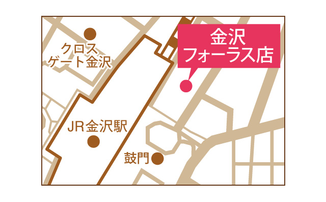 ギンザビューティークリニーク金沢駅店マップ