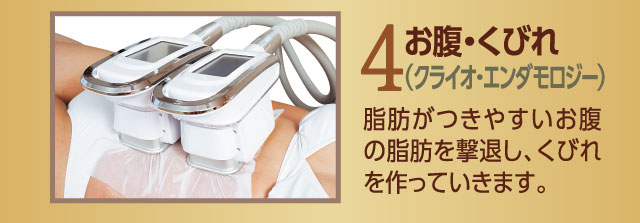 4.お腹・くびれ（クライオ・エンダモロジー）