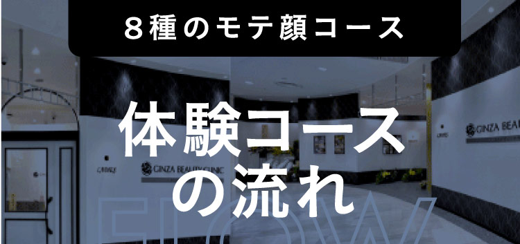 8種のモテ顔コース 体験コースの流れ